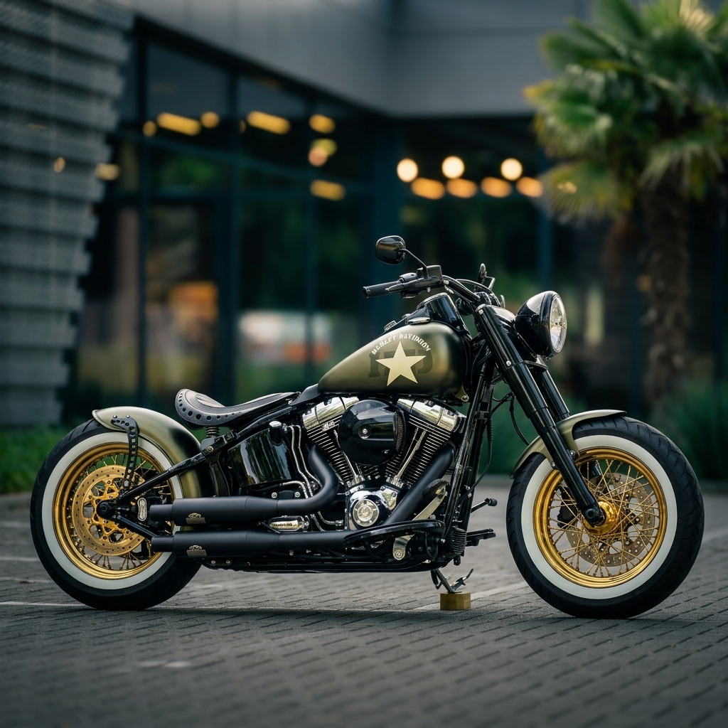 Custom Harley Davidson Bobber - Motoproject Tuning
